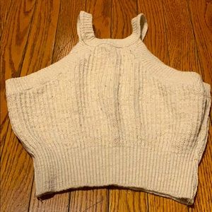 Knitted crop top